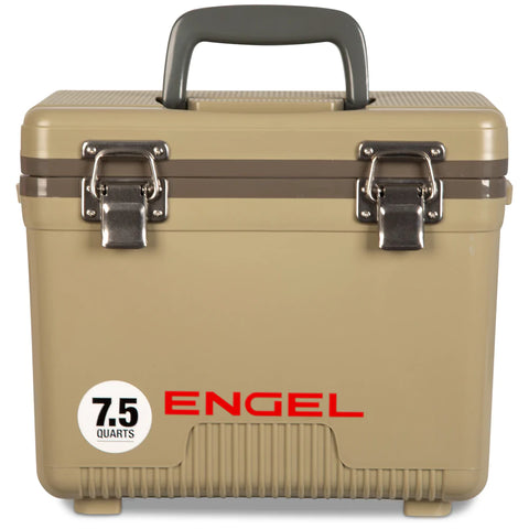 Engel 19 Quart Fishing Live Bait Dry Box Ice Cooler with Strap