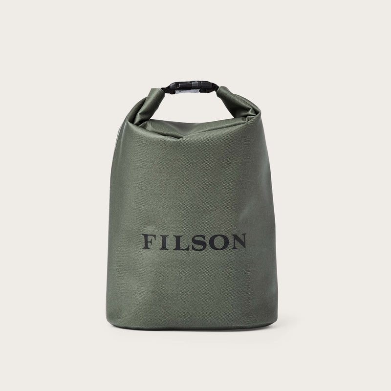 Filson Dry Backpack Laser Green keeps your gear dry in any weather