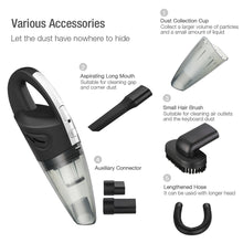 Load image into Gallery viewer, USB Rechargeable Cordless Car Wet and Dry Vacuum Cleaner_1
