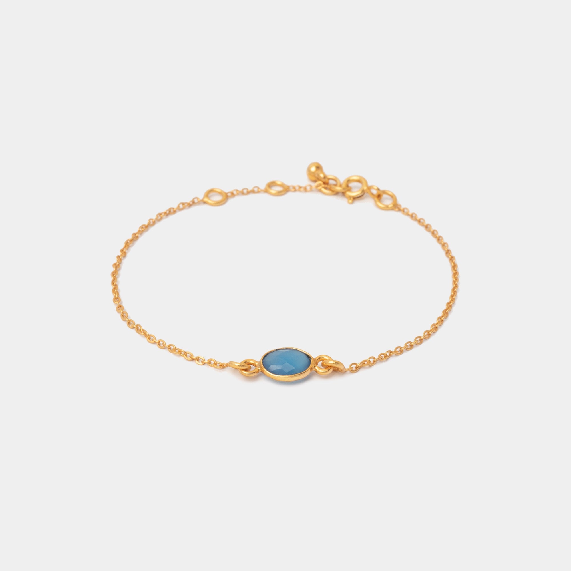 Armband Claire Blue Chalcedony