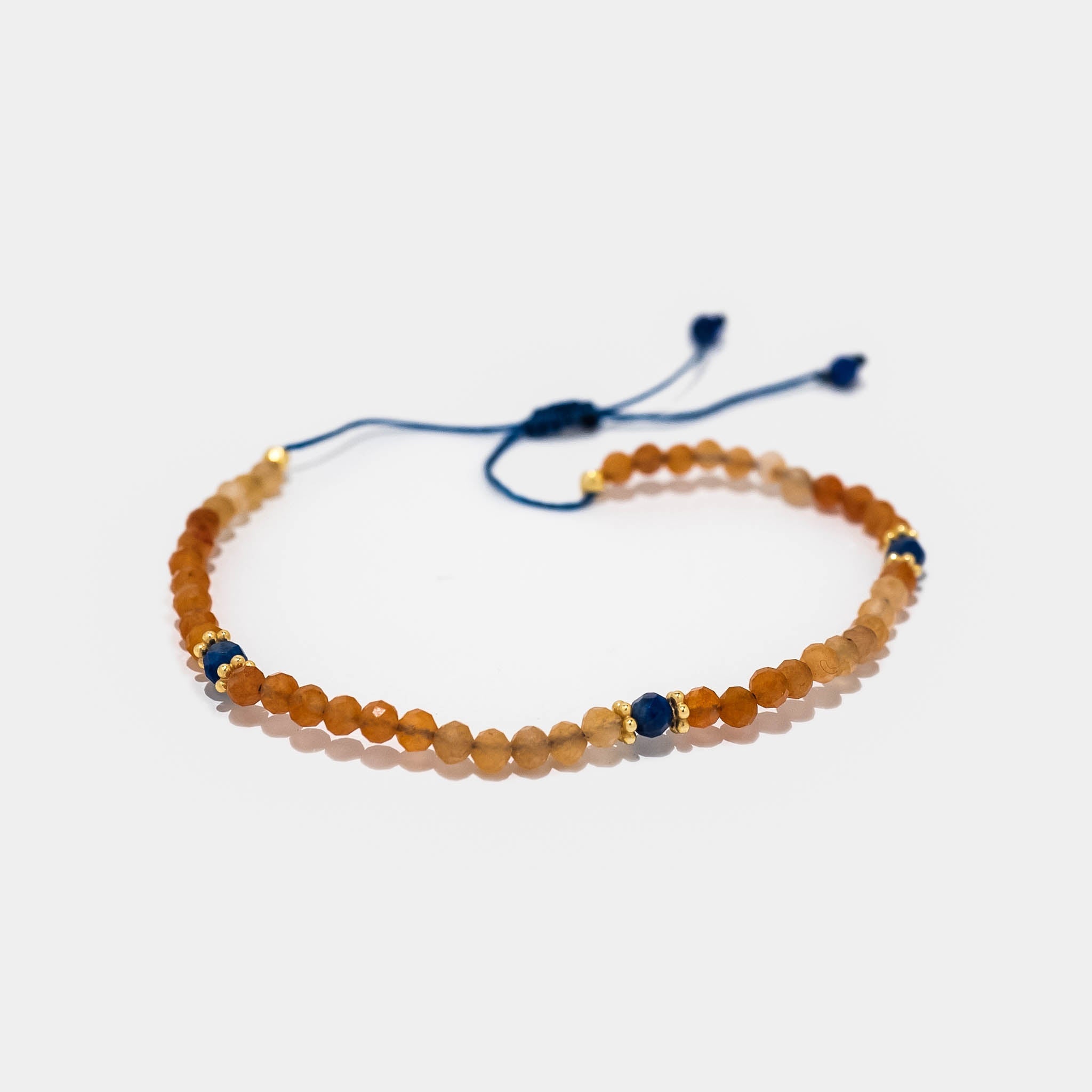 Armband Ligne Karneol und Lapislazuli