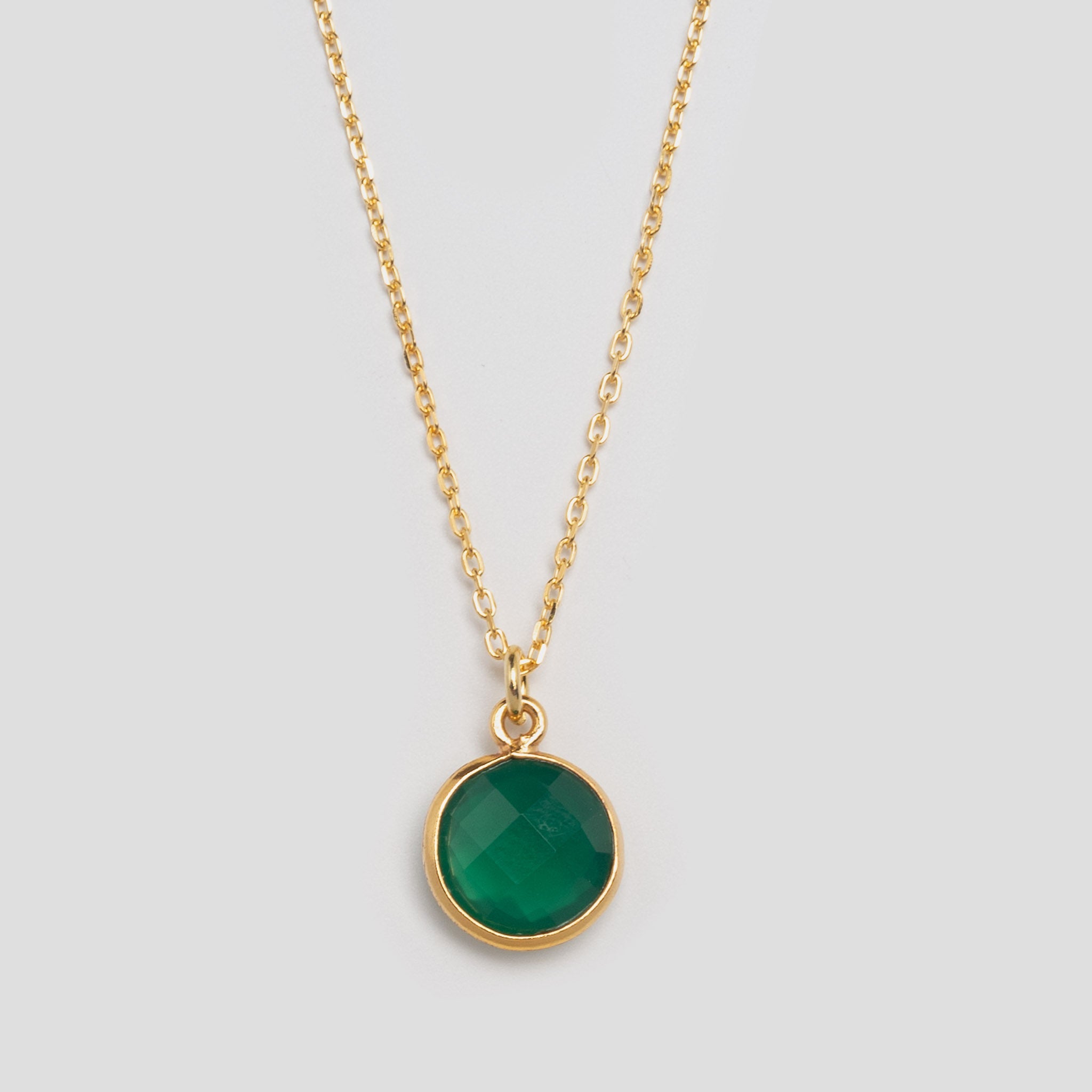 Halskette Eloise Green Onyx