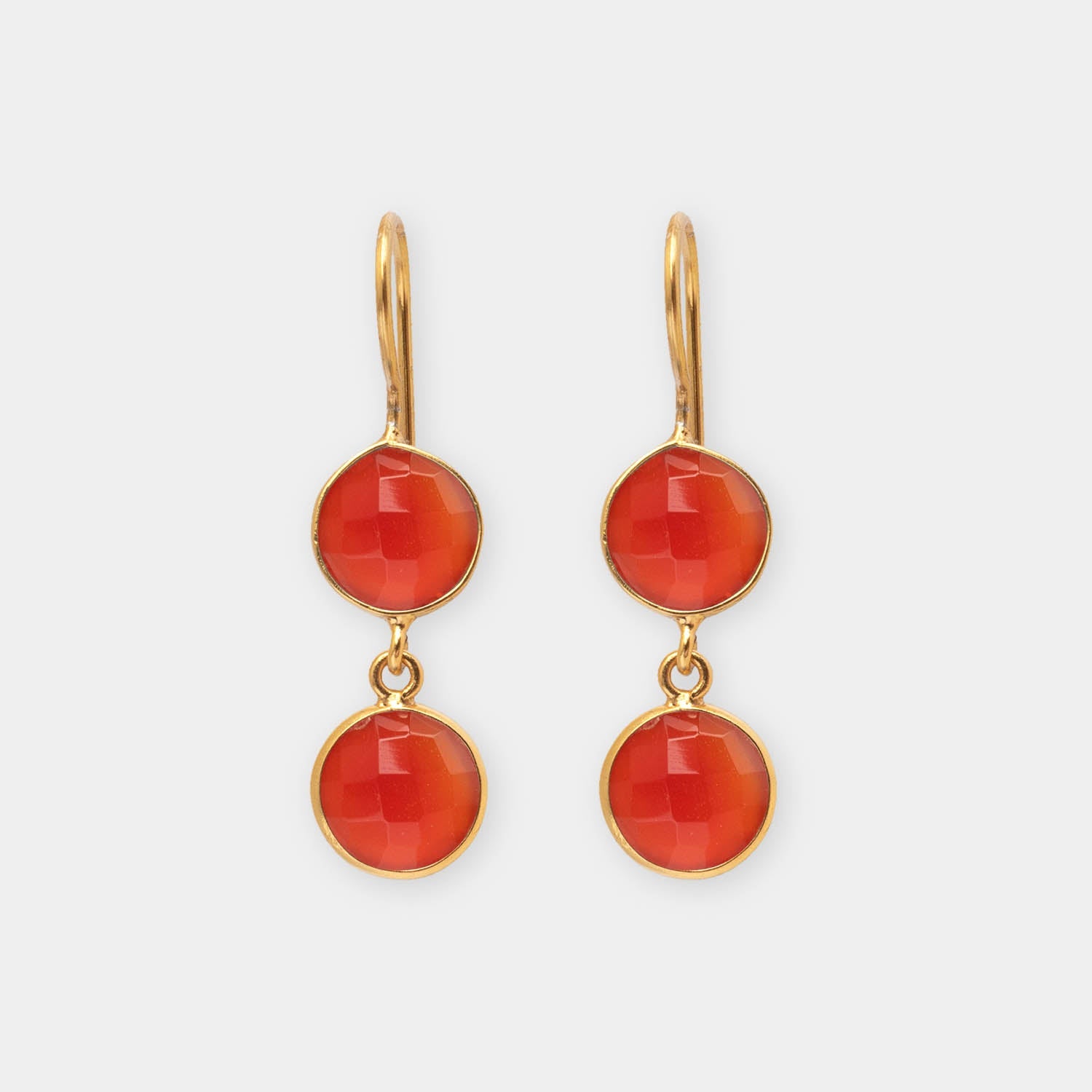 Ohrringe Eloise Red Onyx