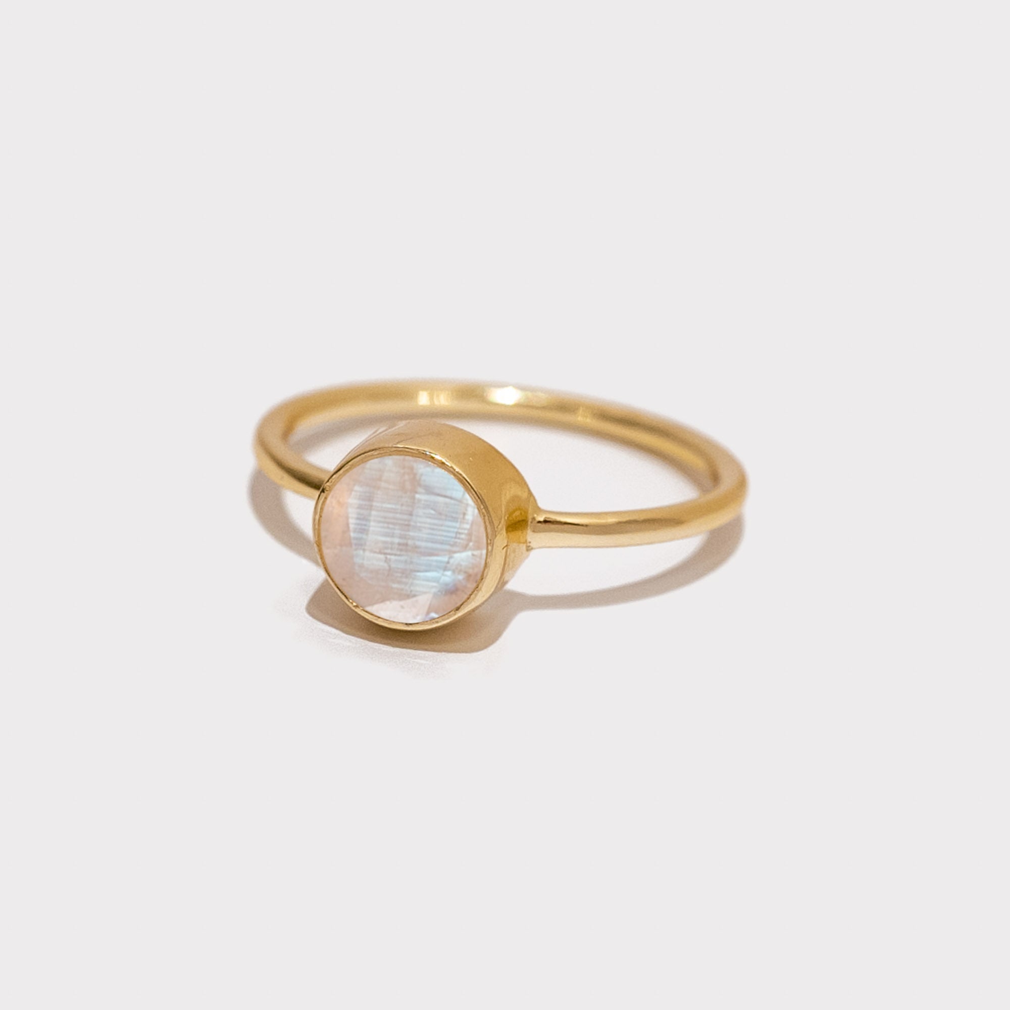 Ring Aline Circle Moonstone