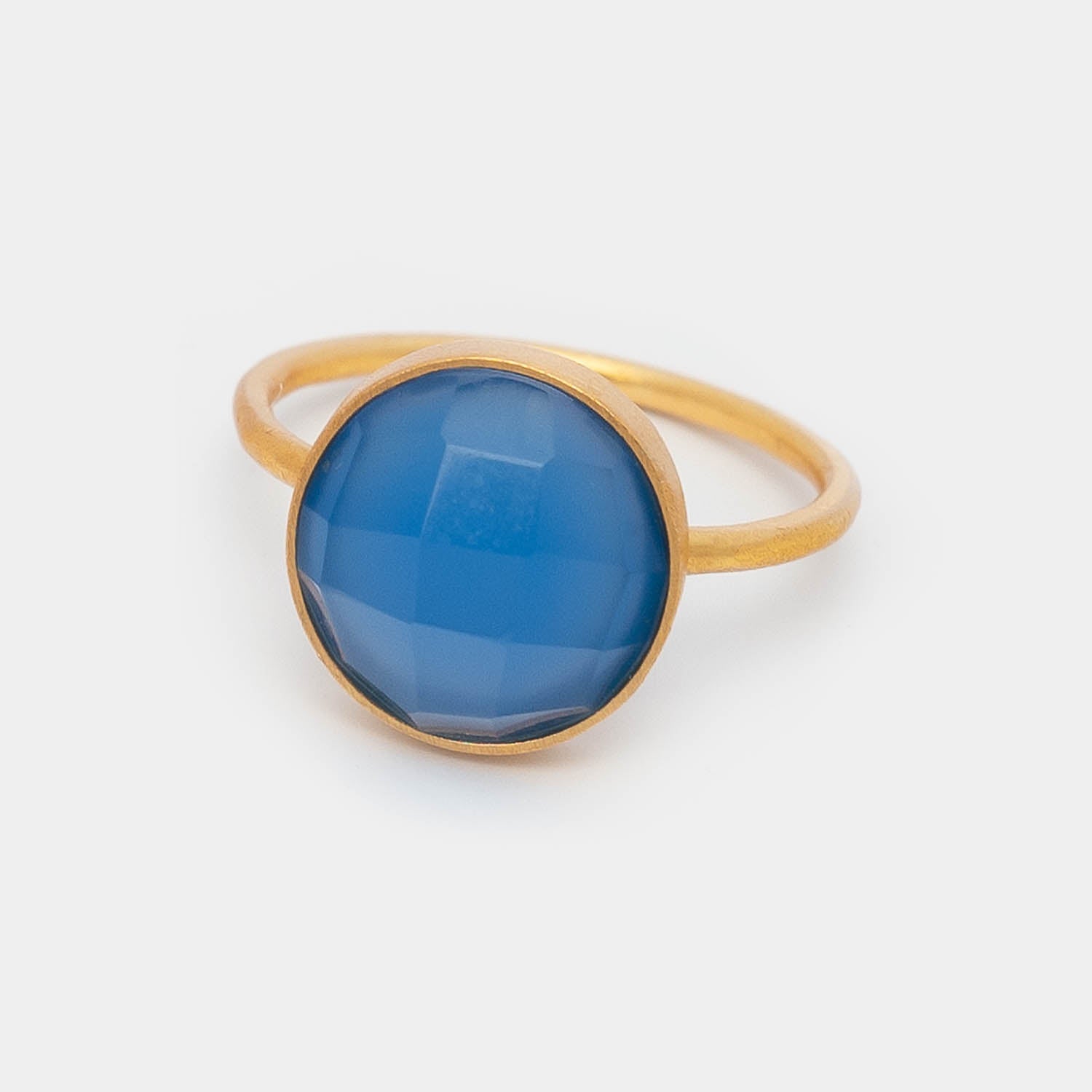 Ring Amelie Blue Chalcedony