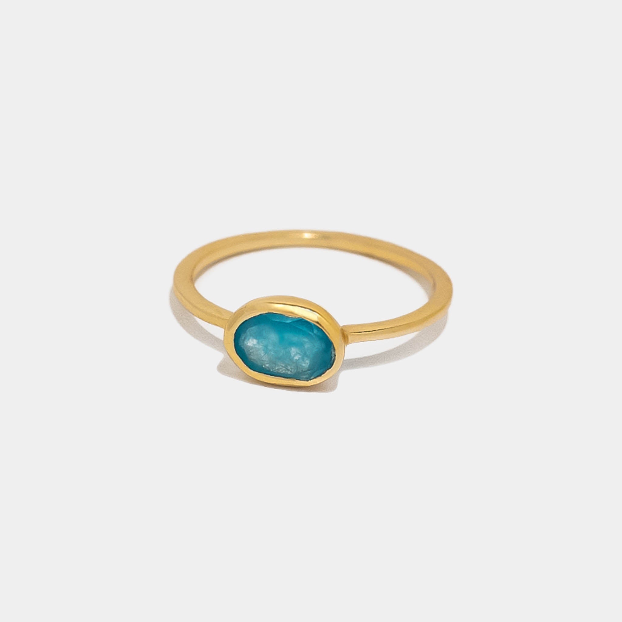 Ring Amie Neon Blue Jade
