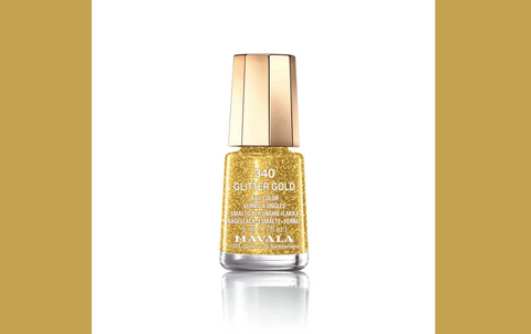 Mavala Nail Polish Glitter Gold
