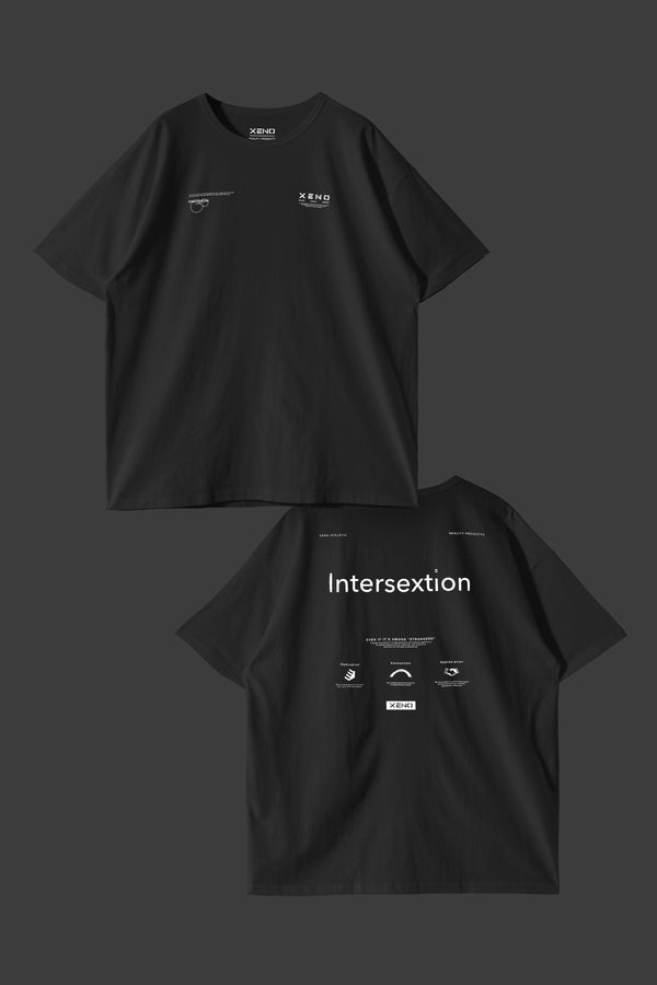 XENO PROGRESS. NOT PERFECTION T-SHIRT Black