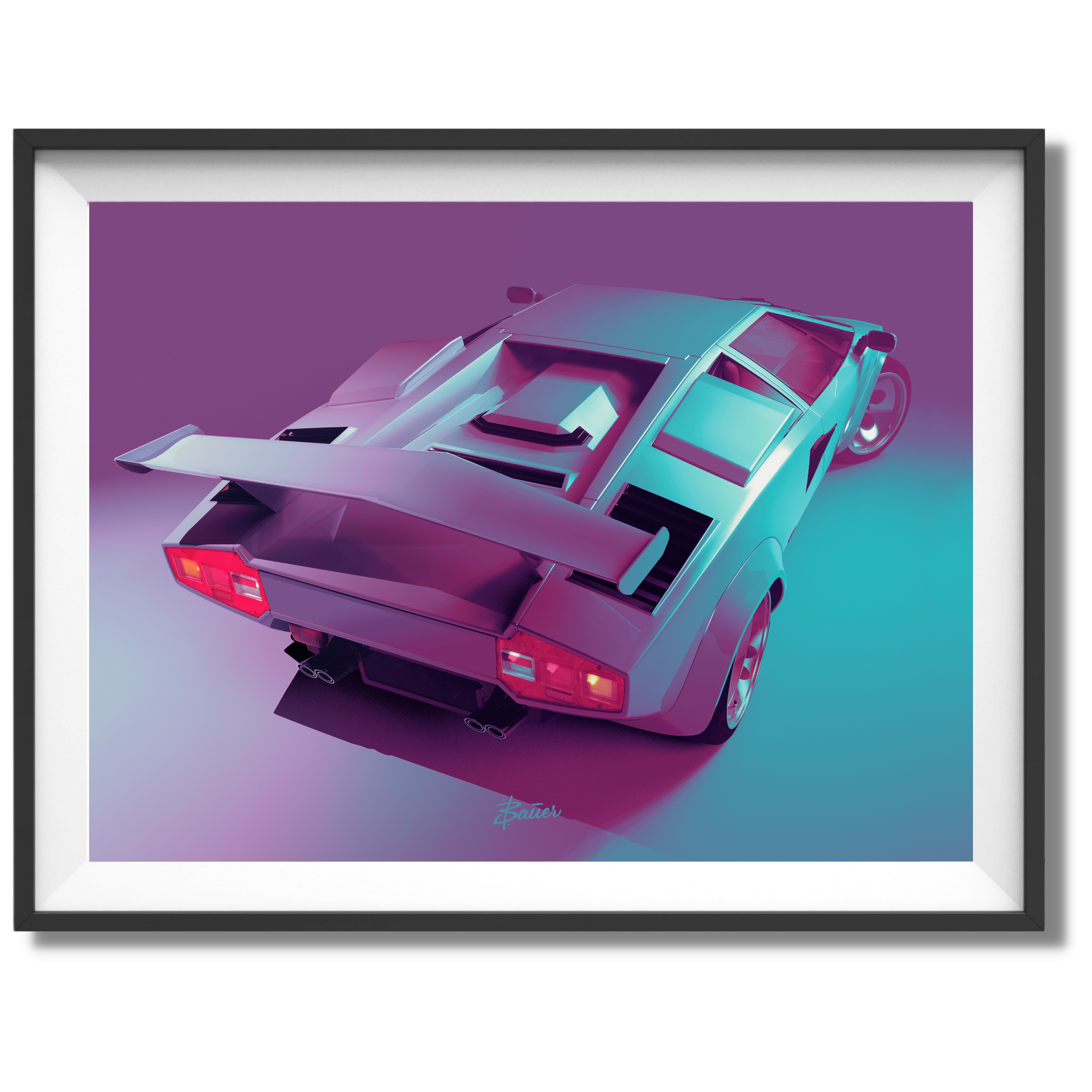 Lamborghini Countach - Poster – Nostalgear