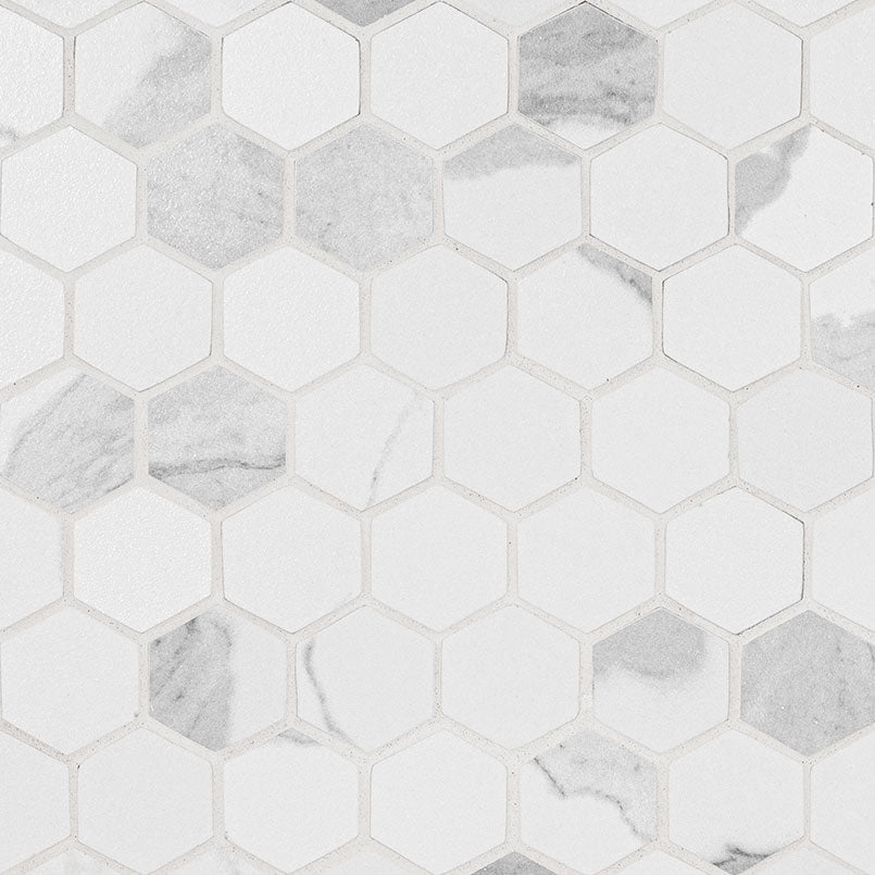 Eden Statuary 2" Hexagon Matte Porcelain Mosaic