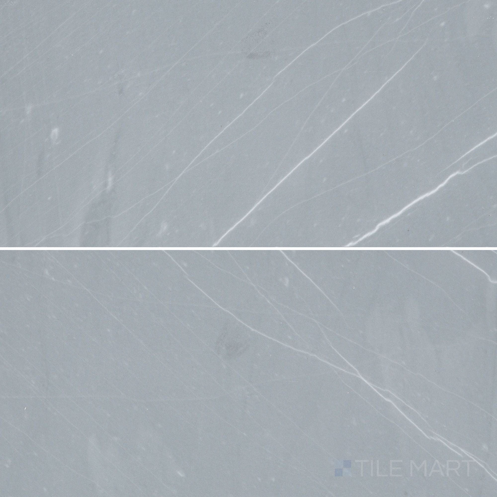 Bardiglio Imperiale Bluish Grey 6X12 Polished Marble