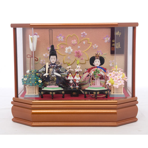 こまち親王ケース飾り w73083 - 福仙｜雛人形、五月人形、鯉のぼりの専門店