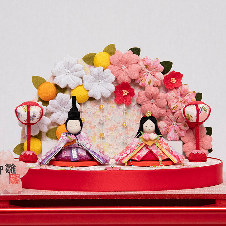 ぷりてぃ舞桜花舞台ケース S2456 - 福仙｜雛人形、五月人形、鯉のぼり 