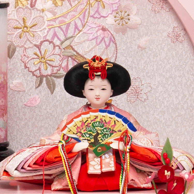 桃園 親王ケース飾り w03117 - 福仙｜雛人形、五月人形、鯉のぼりの専門店