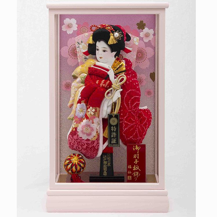 羽子板ケース飾り 初春 W-01045 - 福仙｜雛人形、五月人形、鯉のぼりの