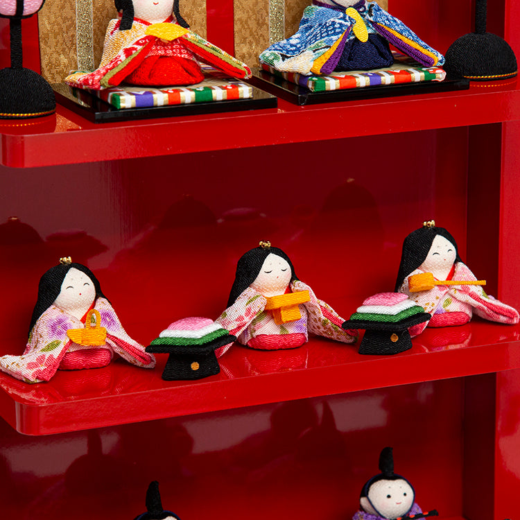 つるし飾り台わらべ雛10人揃い 1-659 - 福仙｜雛人形、五月人形