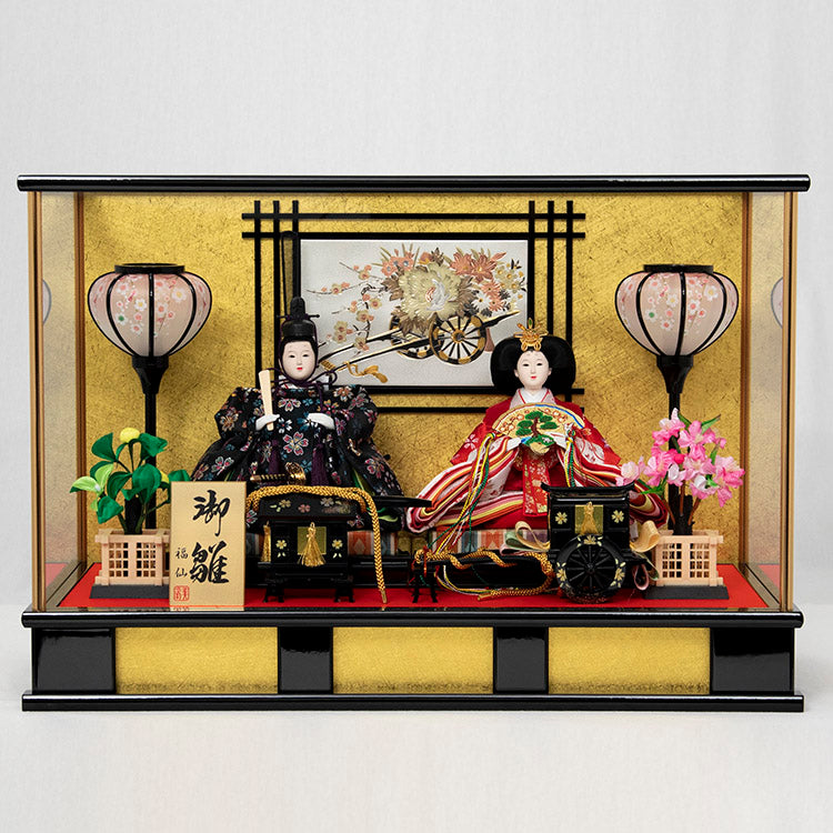 花車 親王ケース飾り w33060R - 福仙｜雛人形、五月人形、鯉のぼりの専門店