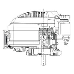 Motore albero verticale LC1P70FA misure tecniche