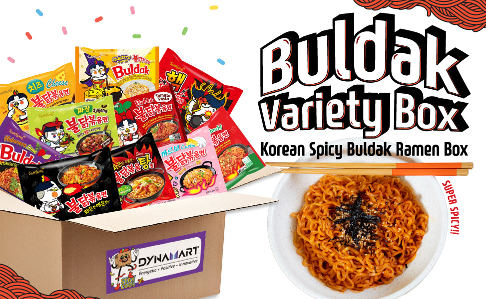 Samyang Buldak introduction box | Samyang Buldak Ramen mix of flavors |  Korean ramen gift box | Samyang Buldak noodles variation box