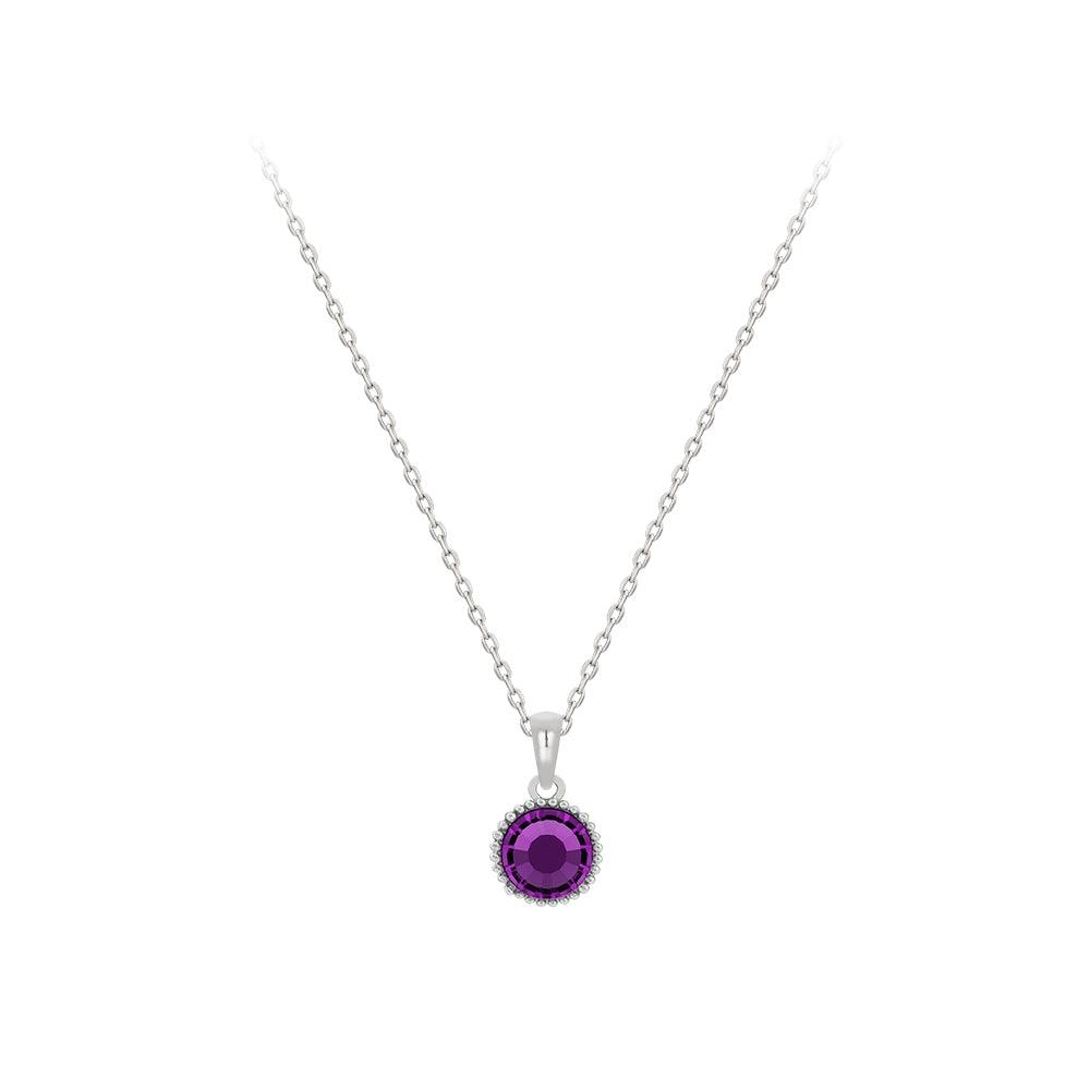 [Birth Stone] February Amethyst Necklace