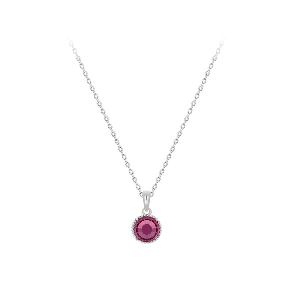 [Birth Stone] July Ruby Necklace