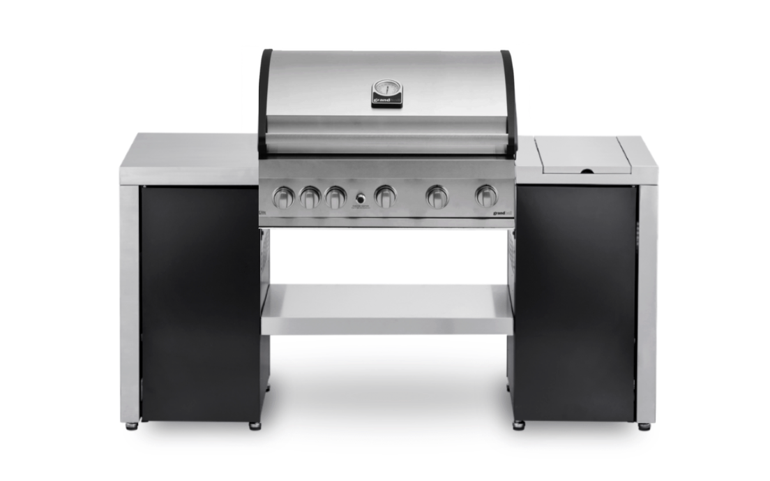 Grandhall Elite G5S Double liner + infrared back island + — Prime Cook