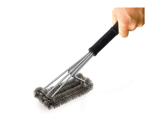 Mountain Grillers - Grill Brush Bristle Free for Barbecue BBQ Cleaning Brushes to Prevent Flare Ups