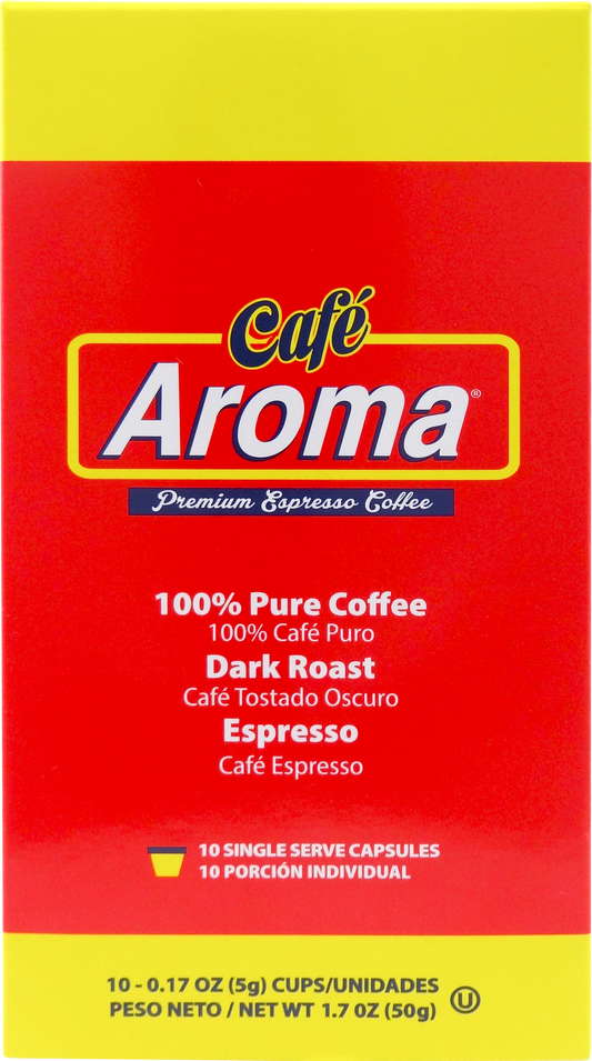 Cafe Aroma Single serve capsules 