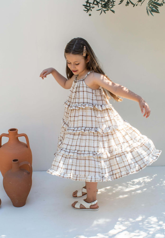 kalinka kids / sidra dress - green - ワンピース