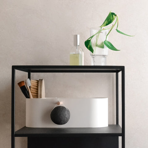 Levante design bathroom column shelf