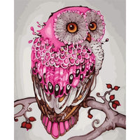 Paint By Numbers Pink Owl