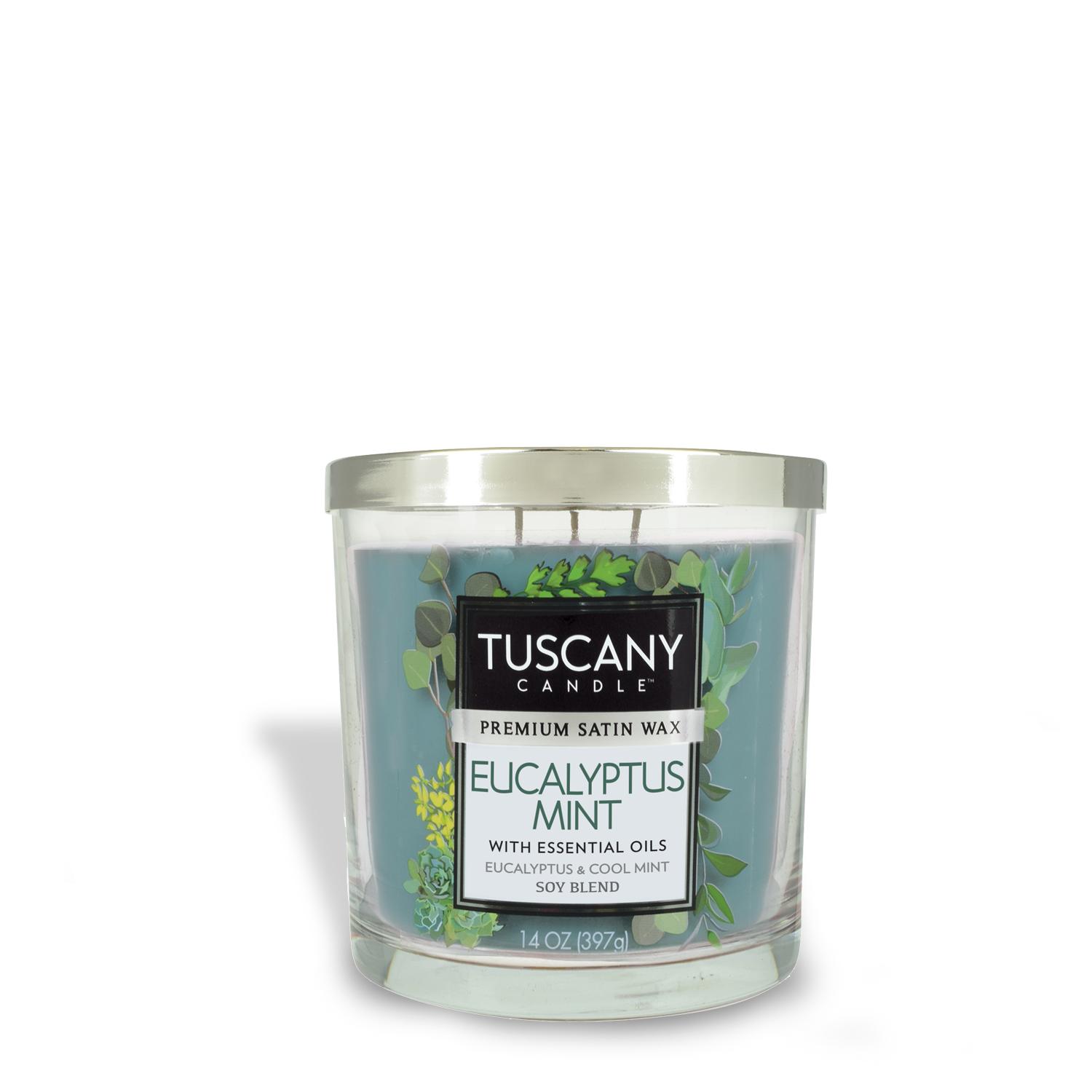 Tuscany Candle Candle, Mahogany Suede - 1 candle, 18 oz