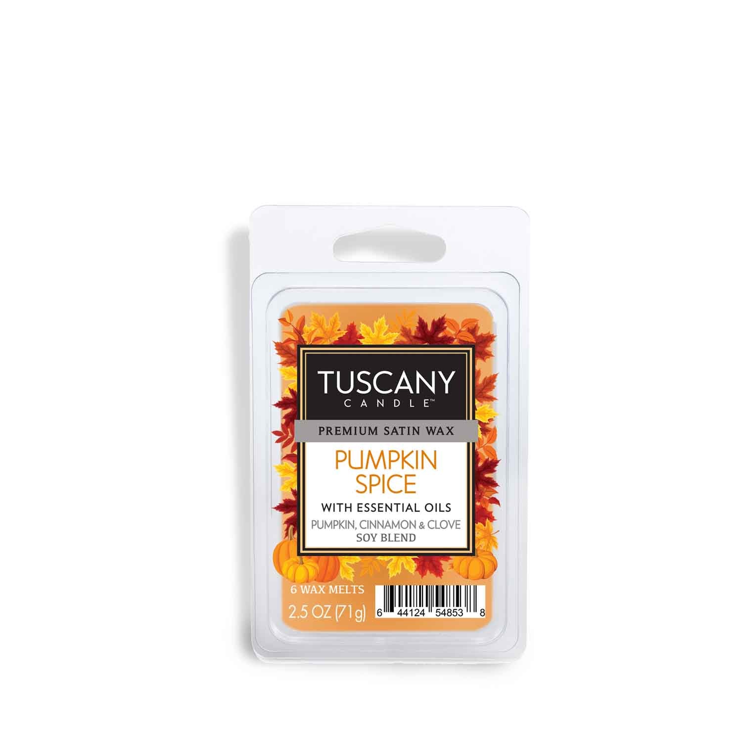 Tuscany Candle Wax Melts, Vanilla Cinnamon Brulee - 2.5 oz