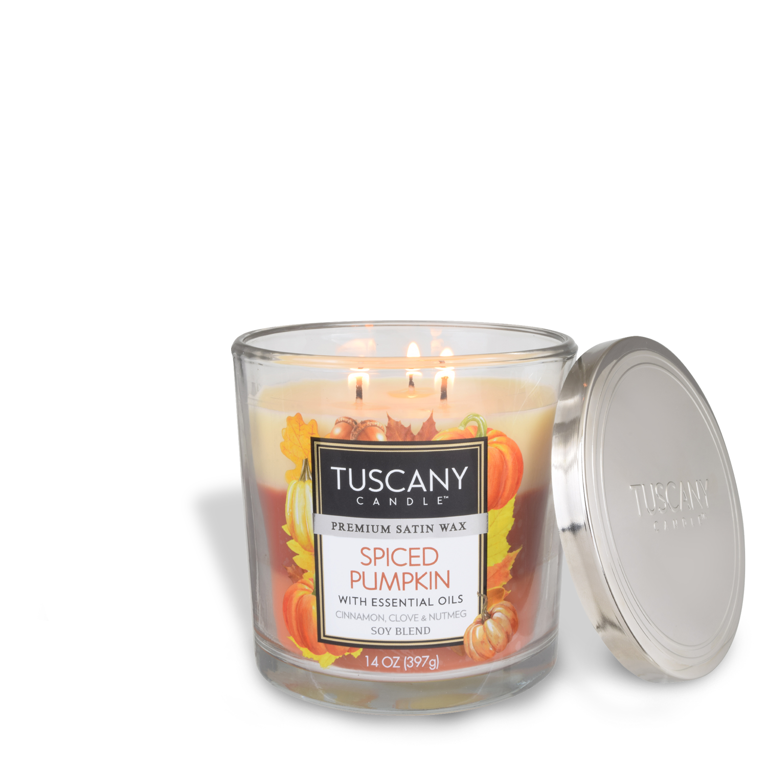 Tuscany Candle Pet Collection Sit, Shake, Roll Over Jar Candle 14 oz