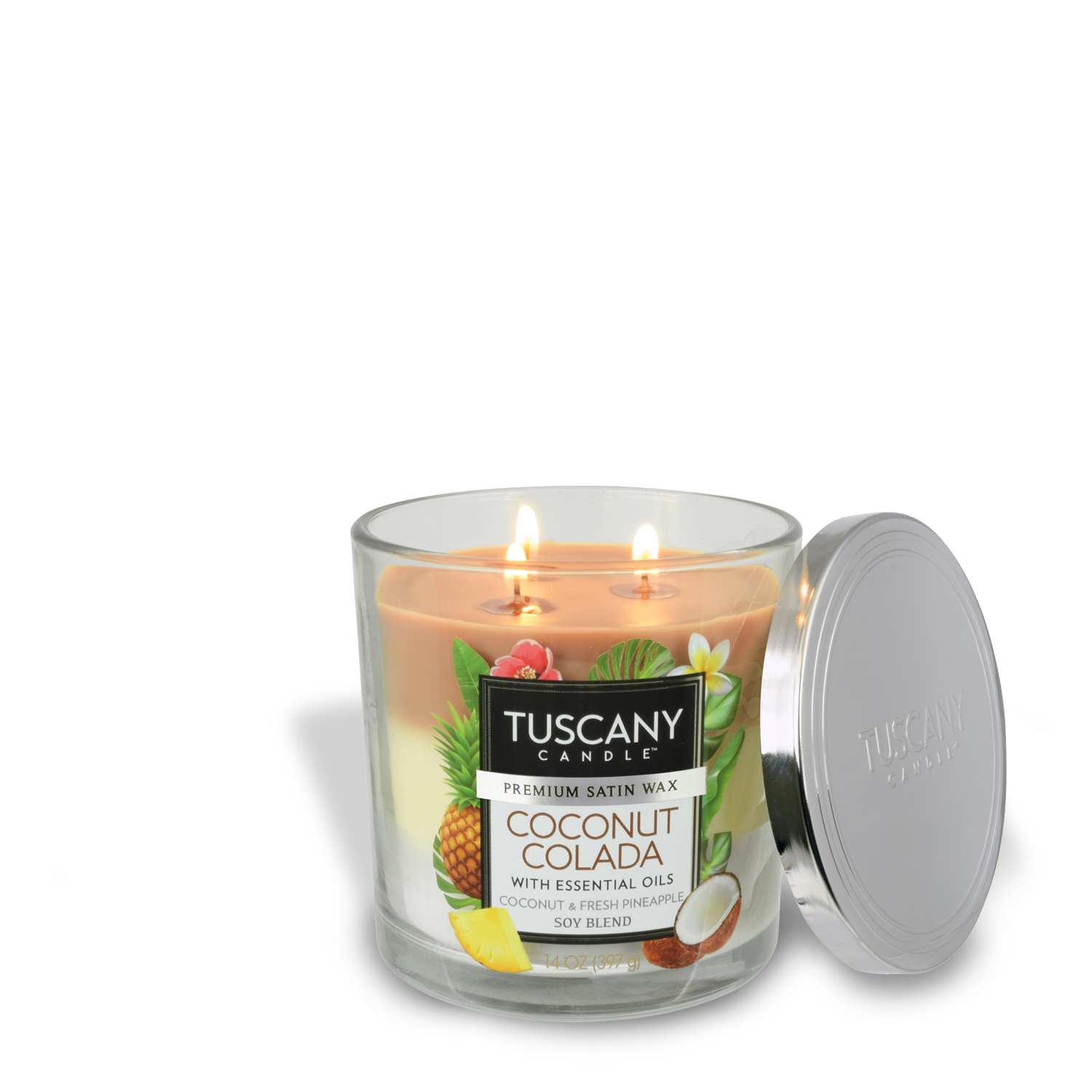 Tuscany Candle Marbled Wax 1 ea, Candles and Incense