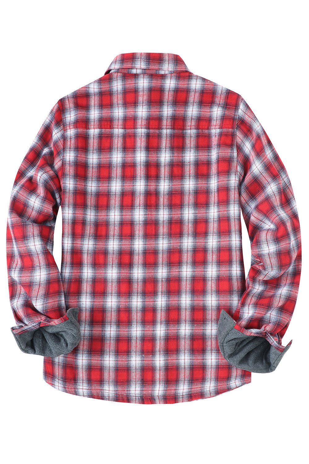 Women's Fleece Lined Plaid Button Down Flannel Shirt Jacket – FlannelGo