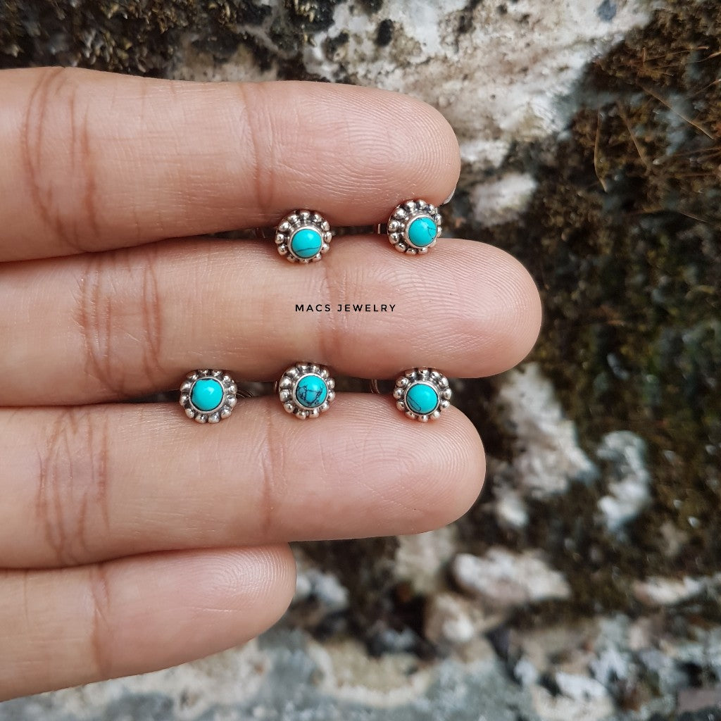 Turquoise Small Nose Pin Macs Reviews On Judge Me