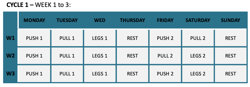 Push Pull Leg routine with resistance bands