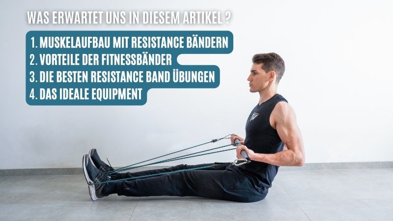 Hip Band Set - Fitness Bänder in 3 Stärken, Resistance Bands