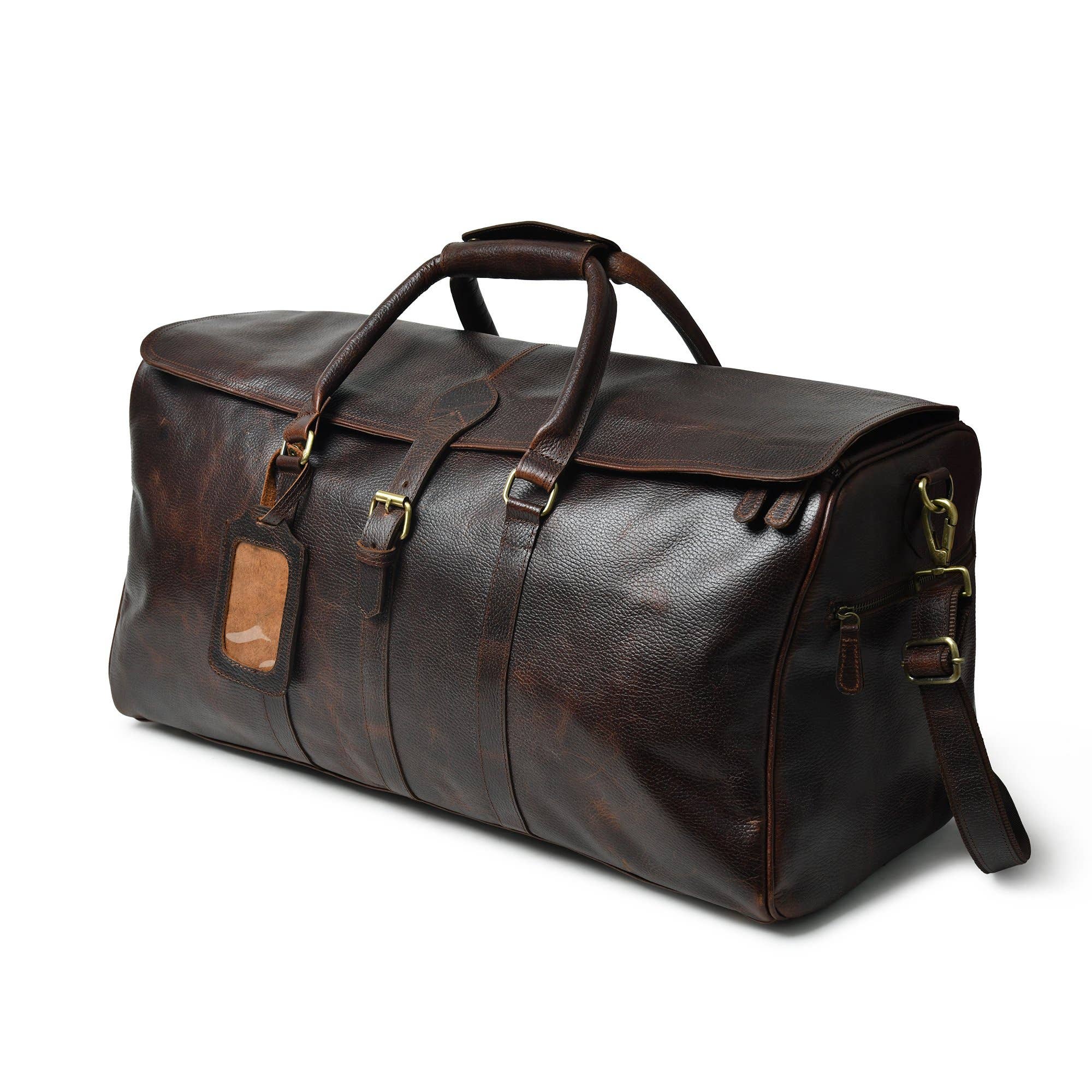 The Lemmy Leather Duffle Bag for Men - ArchieSoul Men