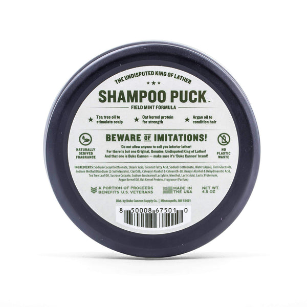Duke Cannon -  Solid Shampoo Puck for Men - Field Mint 1