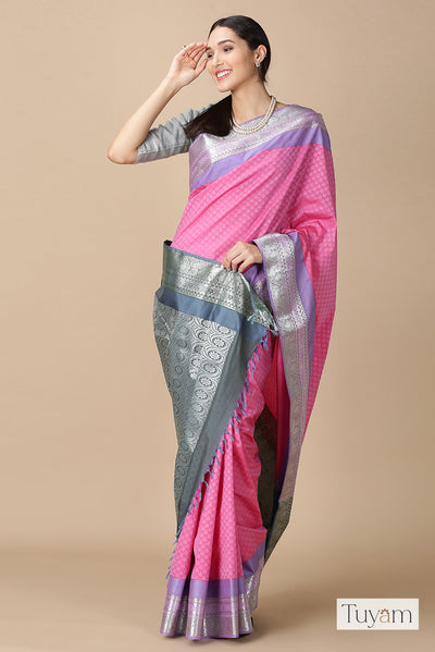 Floral Georgette Designer kanakambaram Saree