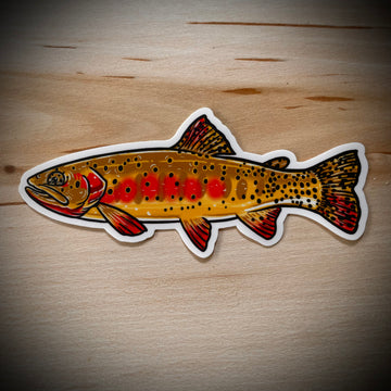raisedMT Fly Fishing Trout Sticker 3
