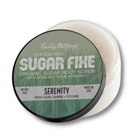 COUNTRY BATH HOUSE Sugar Fixe Serenity Body Scrub open