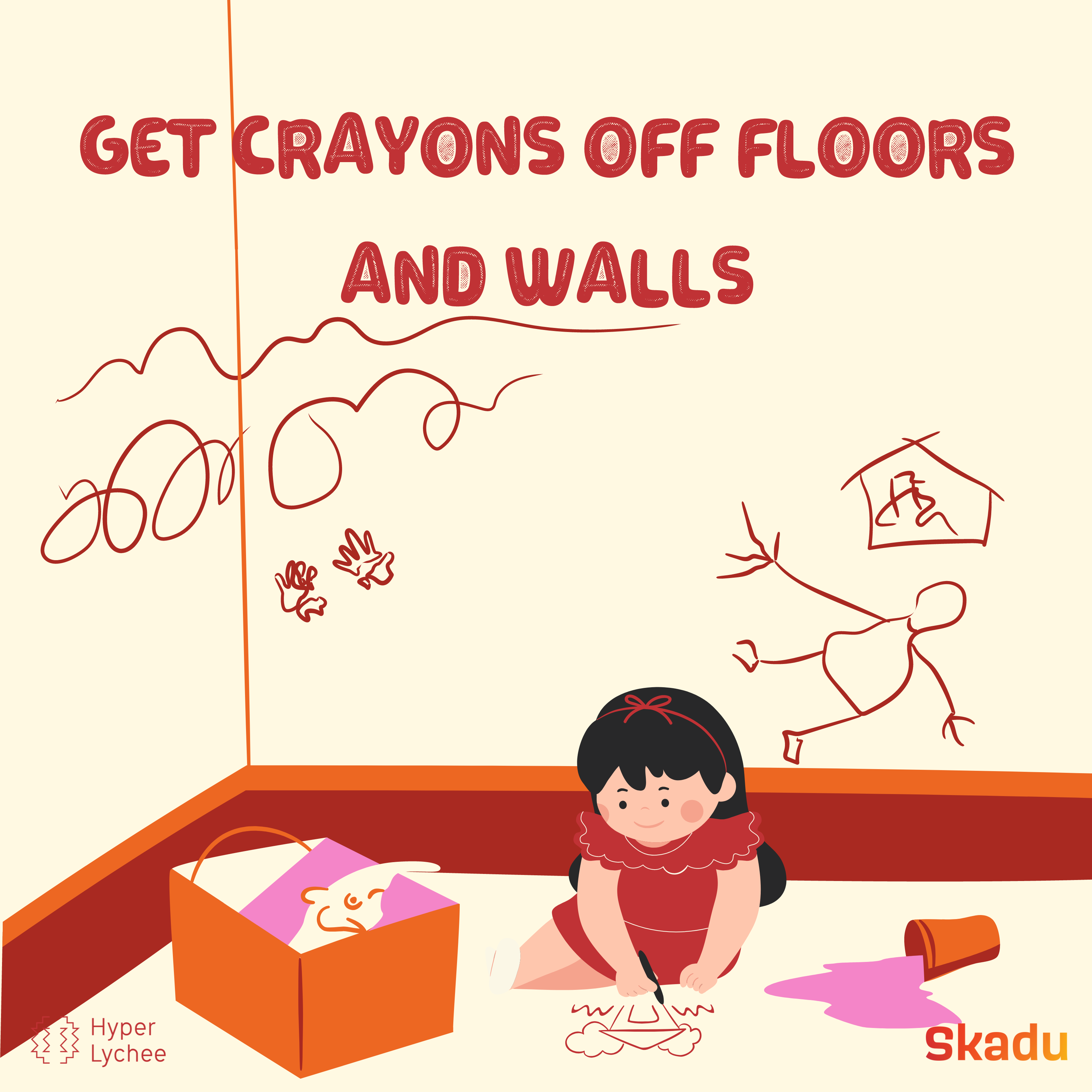 The Best Ways to Get Crayon Off Floors and Walls: Hacks 101