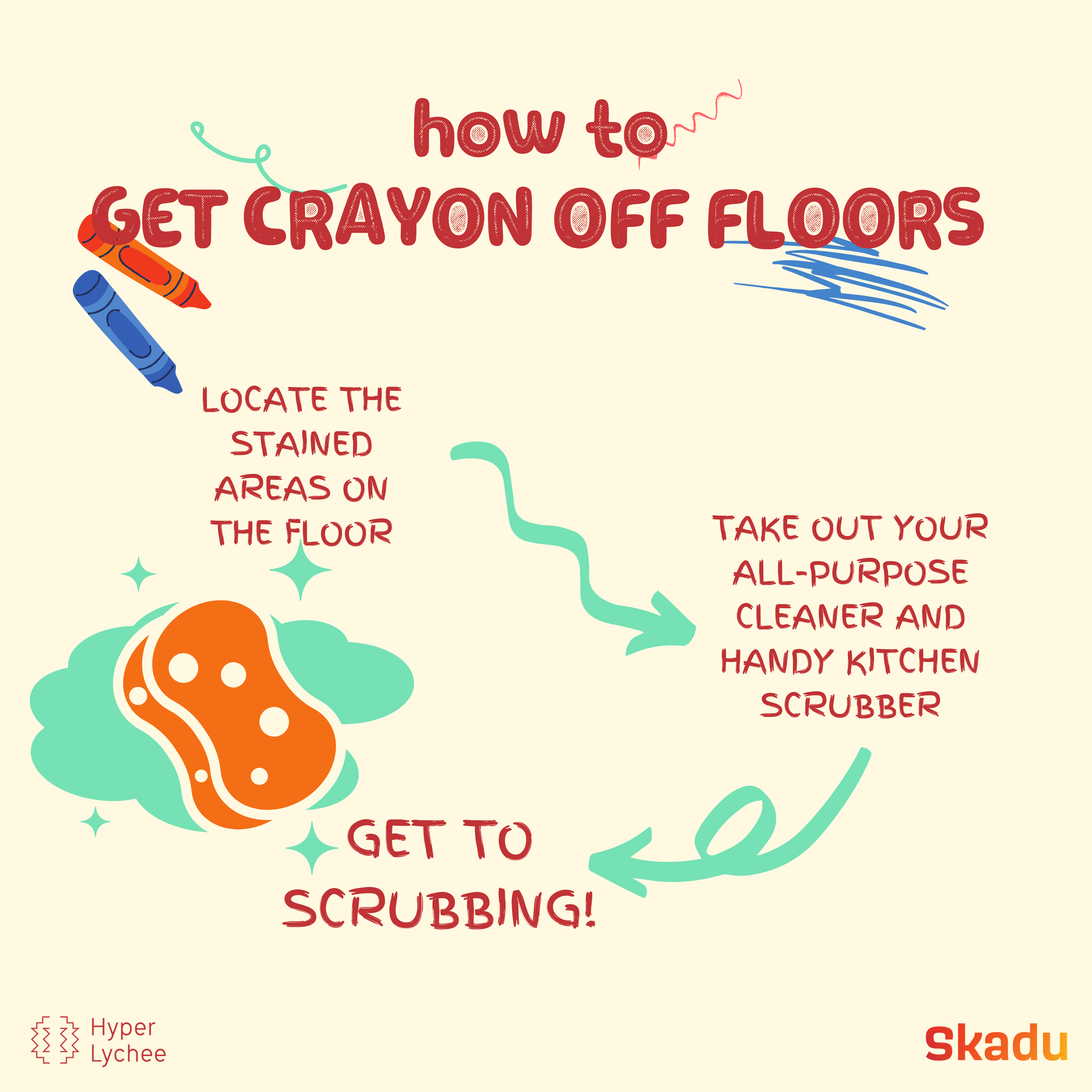 The Best Ways to Get Crayon Off Floors and Walls: Hacks 101