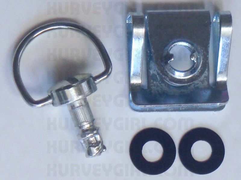 Dzus Panex D8 - Single Bolt Kit - Silver - Clip On - 12mm Working Length