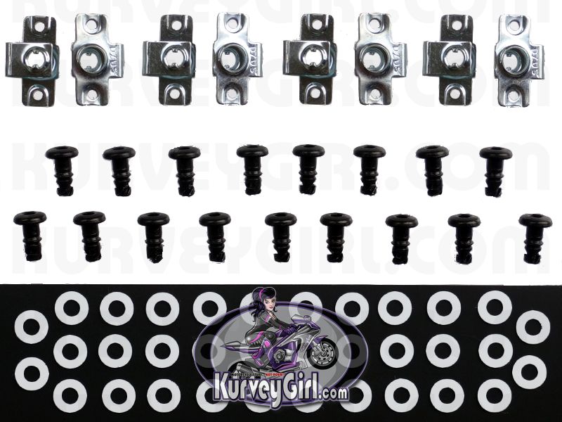 Duati Desmosedici Dzus Button Head Full Replacement Kit