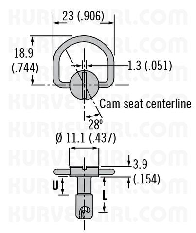 Dzus Pro - Bolt - Drawing