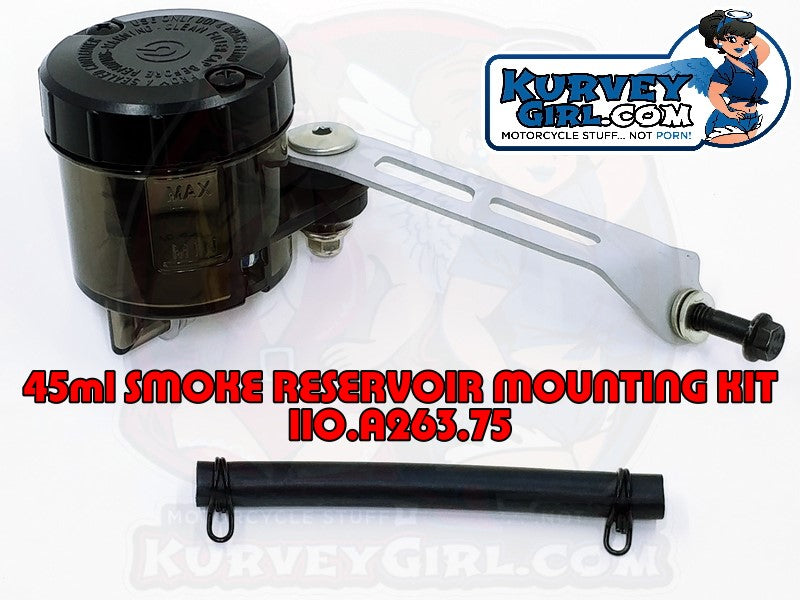 Brembo Smoke Brake Fluid
Reservoir Kit - Assembled - 45ml - Size: XL - 90
degStraight - 110.A263.85-1